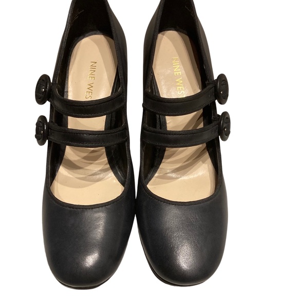 Nine West Dabney leather pump, new with box, 6 1/2, 3.5 inch heel. - Picture 4 of 8